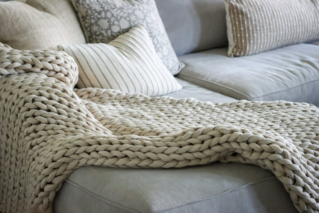 Organic Cotton Throw Blanket